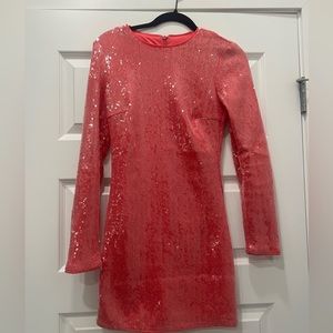 BRAND NEW, Barbie Pink Sequins Dress. Perfect for a Barbie Halloween outfit!